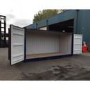 20ft High Cube Open-Side Steel Container – Full Side Opening - Blue RAL 5013