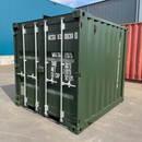 8ft Green Steel Storage Container – Compact Secure Storage Unit