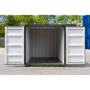 10ft Green Steel Storage Container – Secure and Durable Outdoor Storage