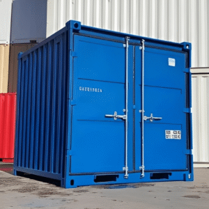 8ft Weather-Resistant Mild Steel Storage Container – Compact Secure Unit